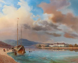 Scene of Koblenz on the Rhine
